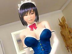 3D hentai maid gets fucked and cummed