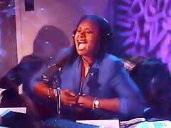 Howard Stern's Robin Quivers Flashing Double G's