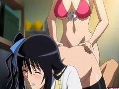 Two hentai schoolgirls gets fucked