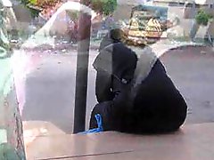 Arab Street Voyeur - Big Butt Candid - Spying Mature Ass