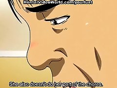 Lovely hentai movie with busty 4 eyed babe enjoying hot mish pose sex